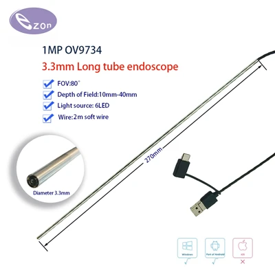 Endoskop for maskineriproduksjon